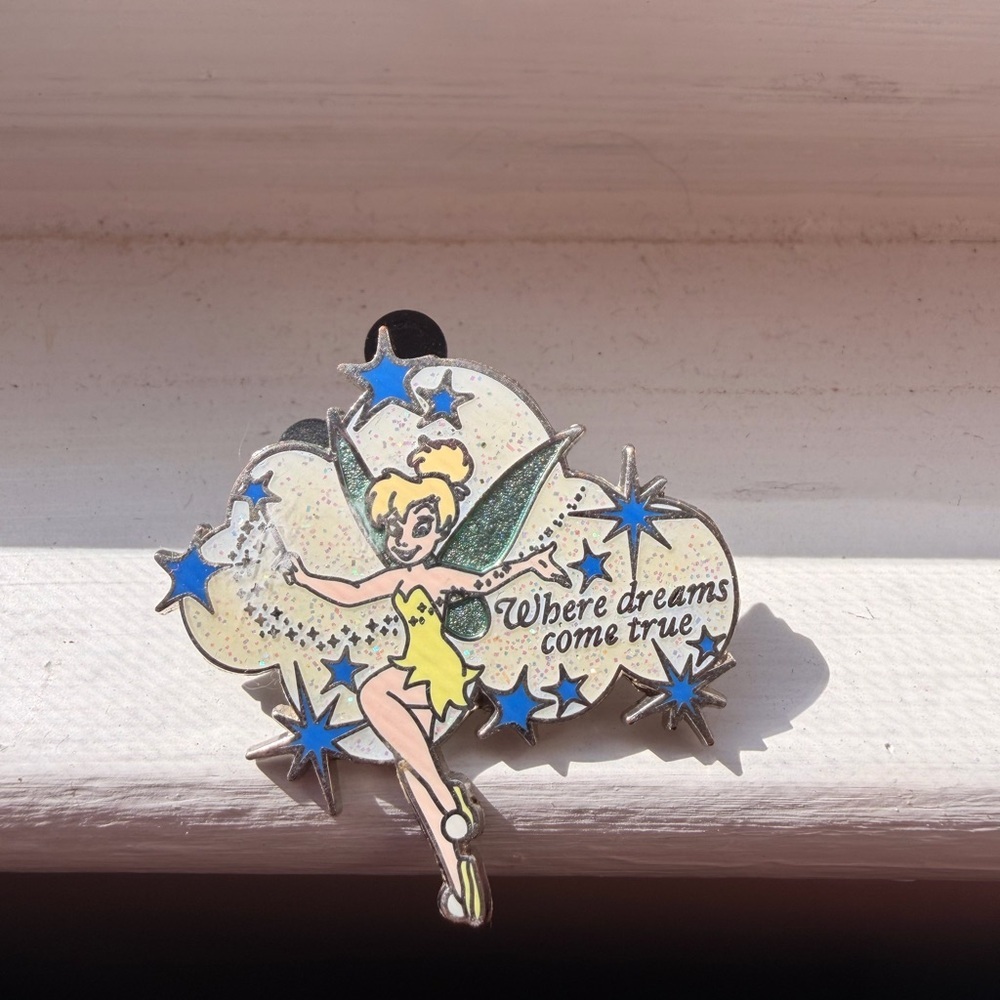 Disney Tinker Bell Enamel Pin - Yellow, Blue, Green, White